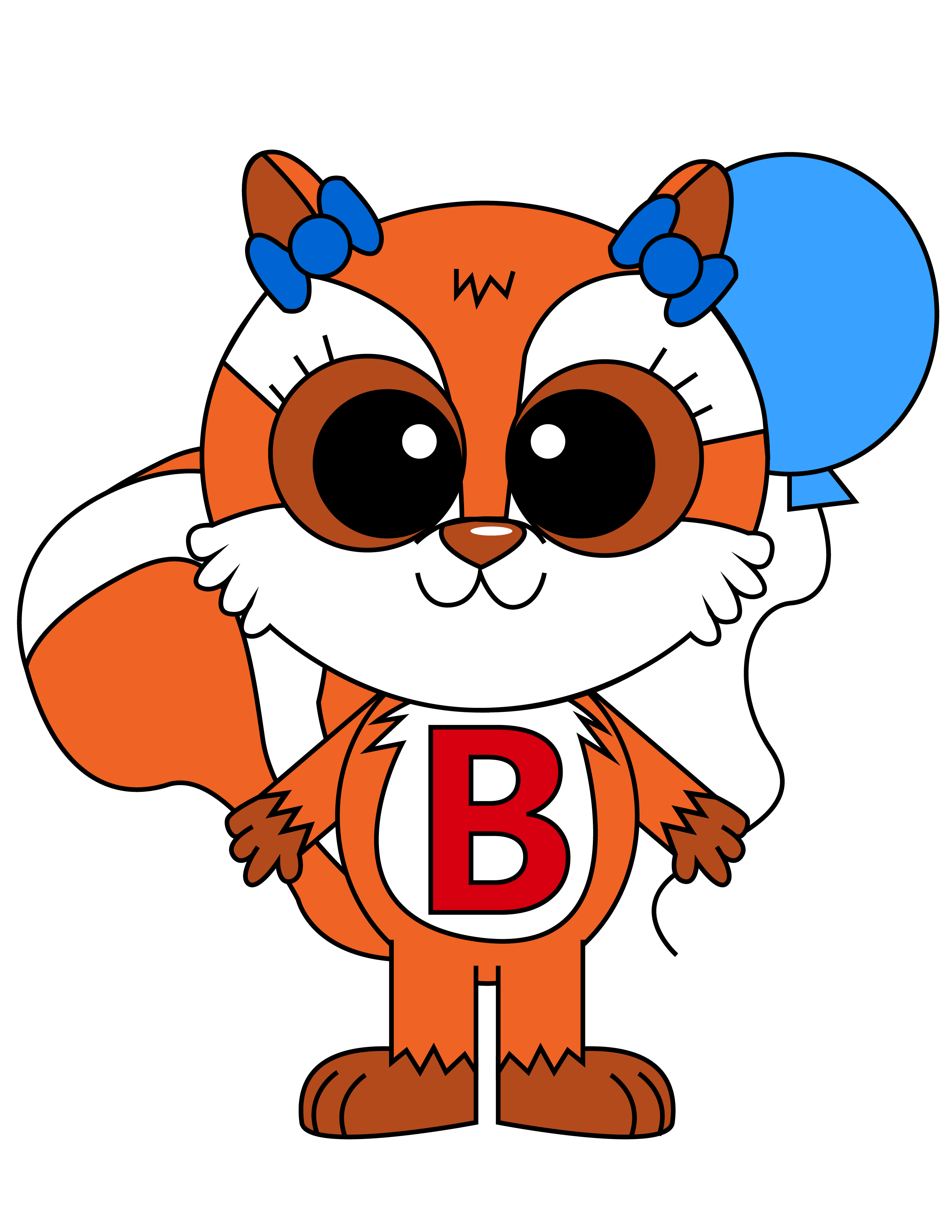 Letter Critter B
